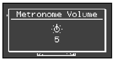 ROLAND FP-7 - Modifier le volume du métronome - 1
