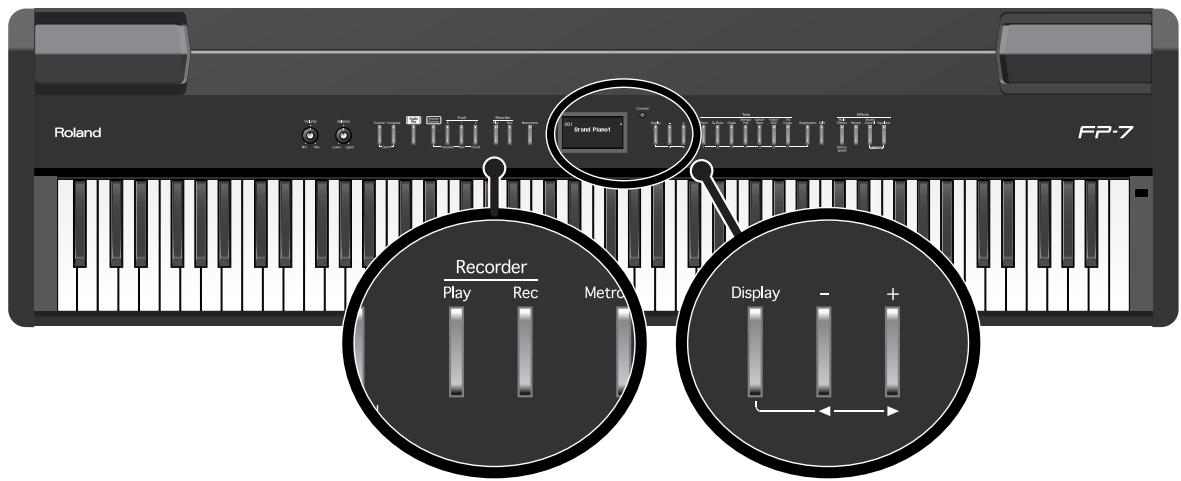 ROLAND FP-7 - Écouter les morceaux internes - 2