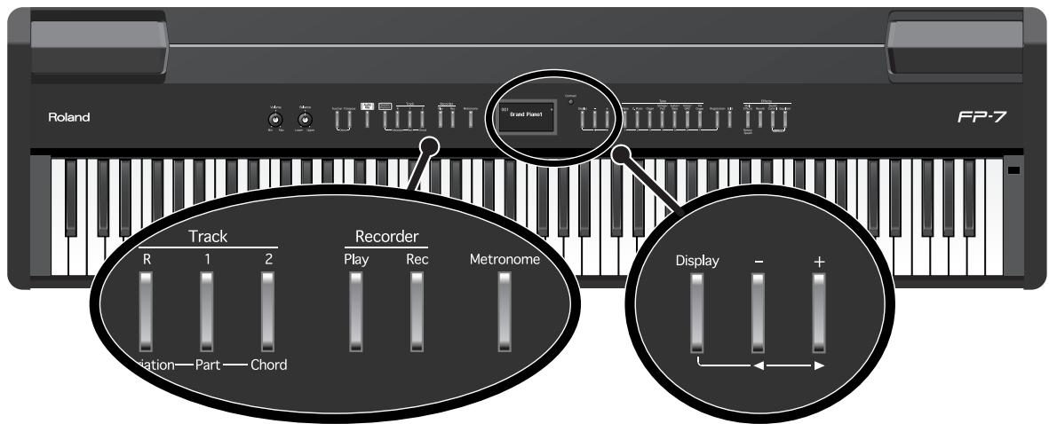 ROLAND FP-7 - Enregistrement de votre jeu pendant la reproduction d'un morceau - 2