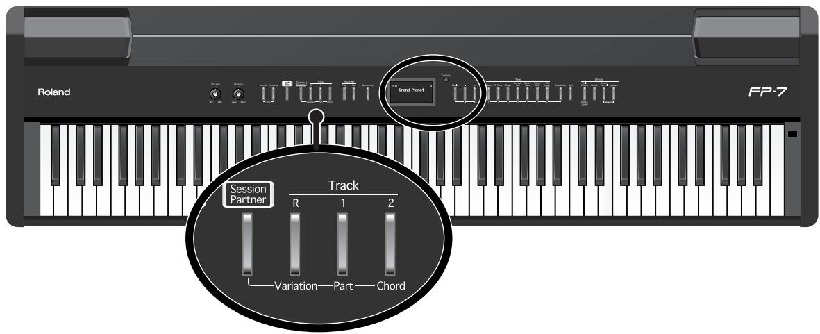 ROLAND FP-7 - Jouer avec session partner - 2