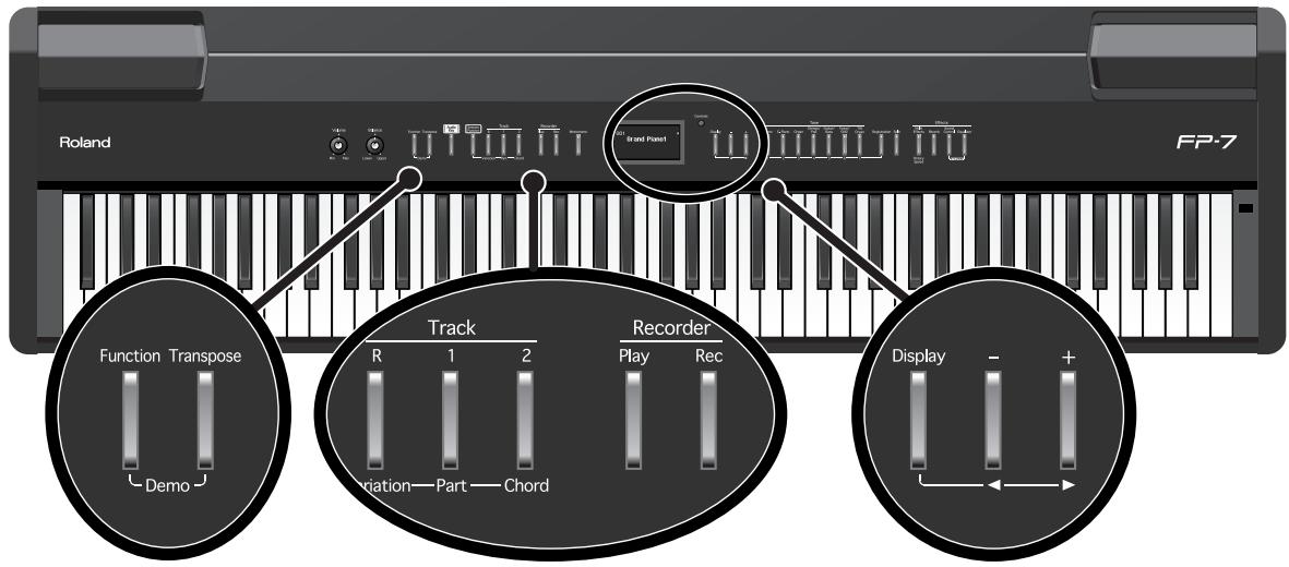 ROLAND FP-7 - Charger un set de réglages de jeu que vous avez sauvegardé - 3