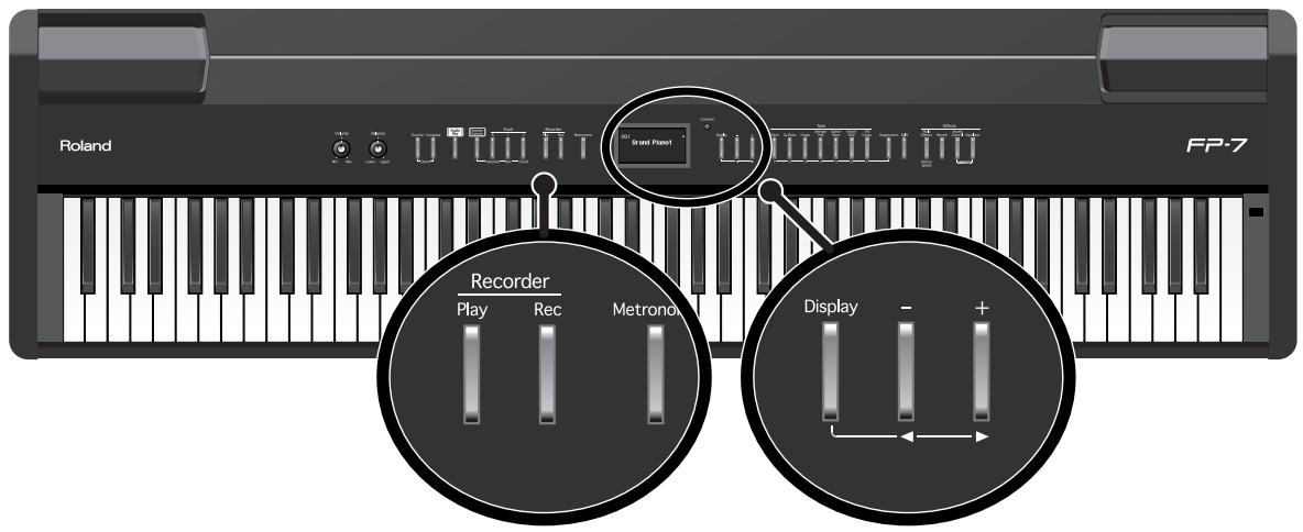 ROLAND FP-7 - Effacer une exécution enregistrée - 1