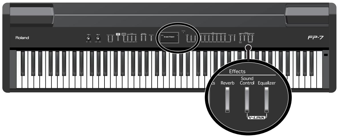 ROLAND FP-7 - Ajouter de la vivacité au son (sound control) - 1