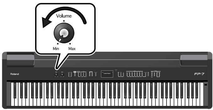 ROLAND FP-7 - Mise hors tension - 1