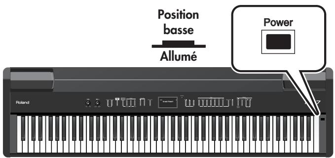 ROLAND FP-7 - Mise sous tension - 2