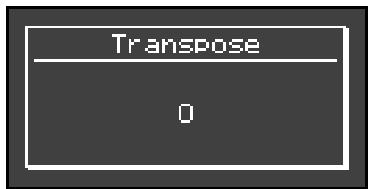 ROLAND FP-7 - Maintenez le bouton [transpose] enfoncé et actionnez la touche correspondant à la fondamentale de la tonalité voulue. - 1