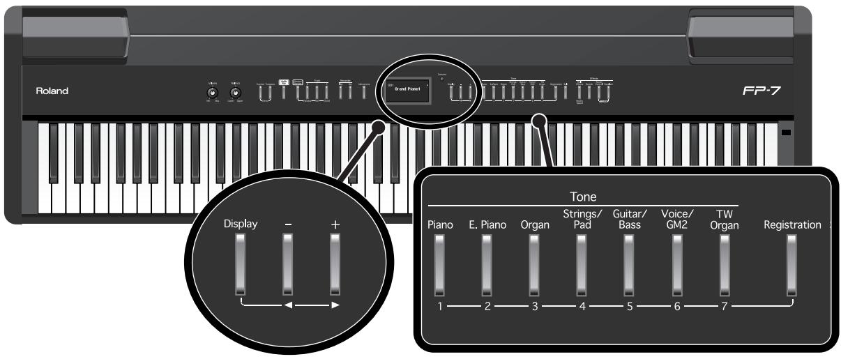 ROLAND FP-7 - Mémorisation de vos réglages de jeu (registration) - 2