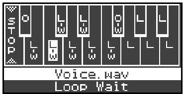 ROLAND FP-7 - Utilisez les boutons [-] [+] pour sélectionner le fichier audio qui sera joué par la touche spécifique. - 1
