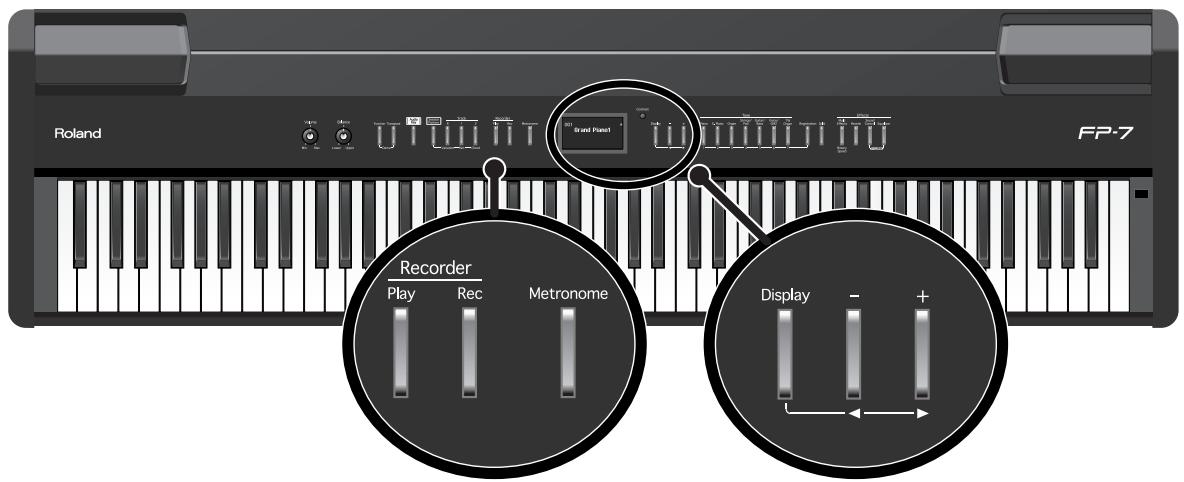 ROLAND FP-7 - Enregistrement d'un nouveau morceau - 1