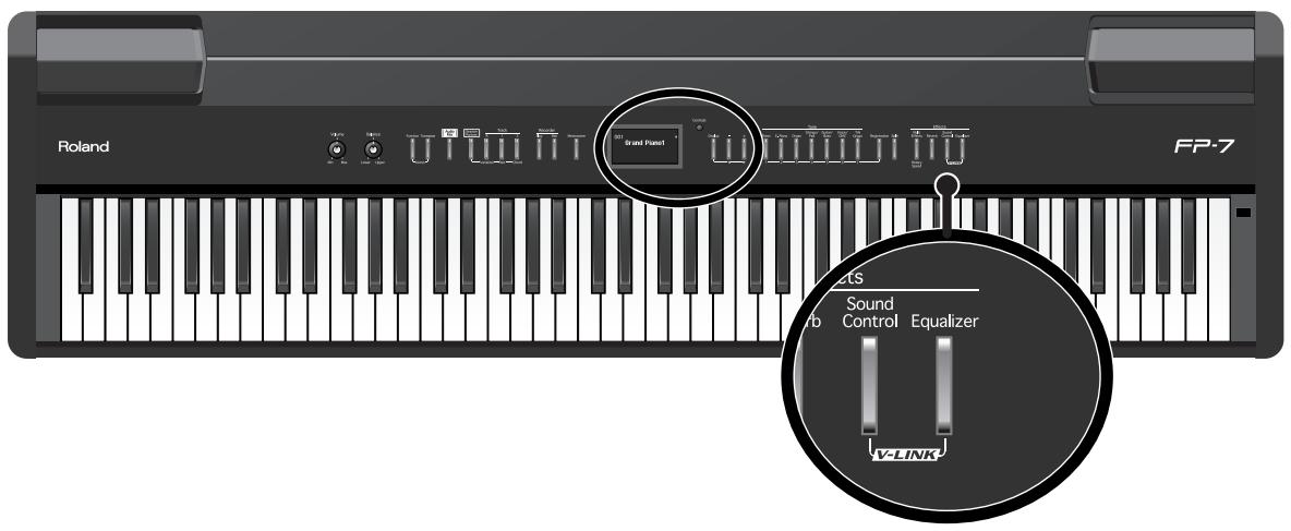 ROLAND FP-7 - Changer le timbre (equalizer) - 1