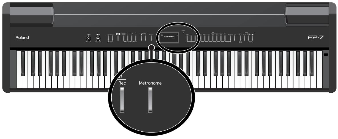 ROLAND FP-7 - Utilisation du métronome - 1