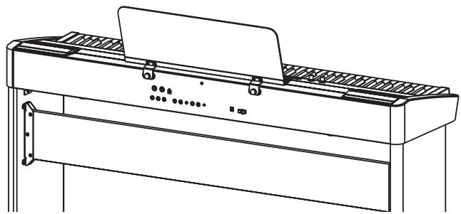 ROLAND FP-7 - Installer le pupitre - 3