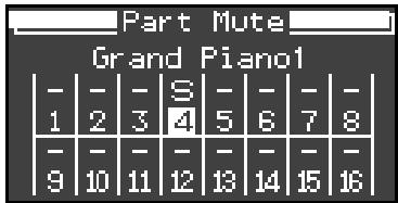 ROLAND FP-7 - Étouffer une partie spécifique (part mute) - 5