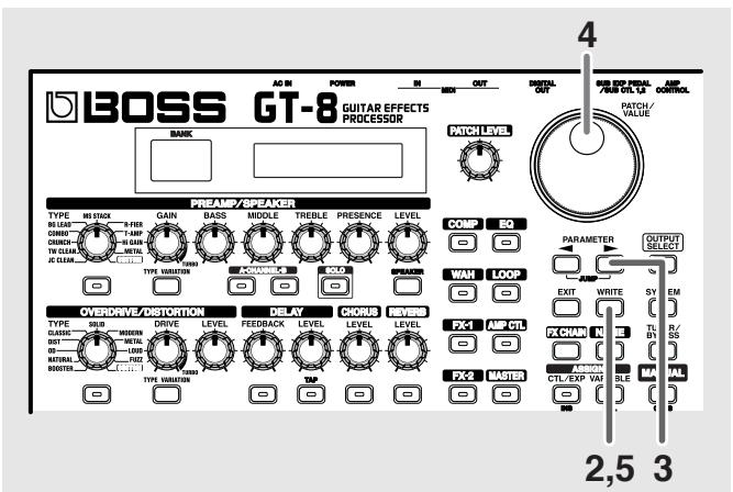 ROLAND GT-8 - Échange de patch (patch exchange) - 1