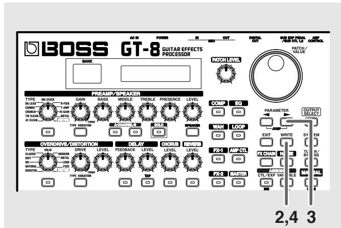 ROLAND GT-8 - Initialisation des patch - 1