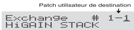 ROLAND GT-8 - Échange de patch (patch exchange) - 2