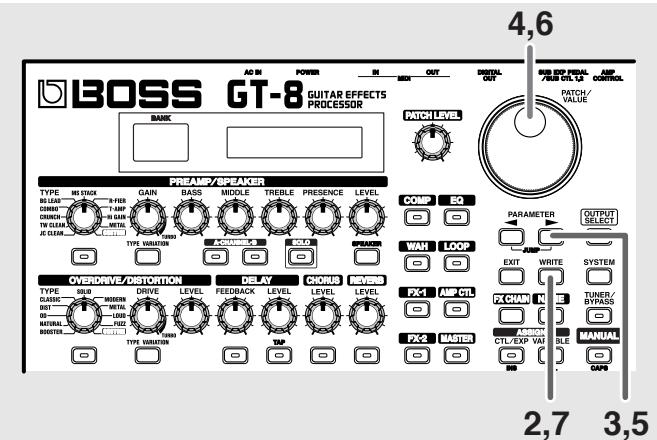 ROLAND GT-8 - Initialisation de patch avec un son proche de celui recherché - 1