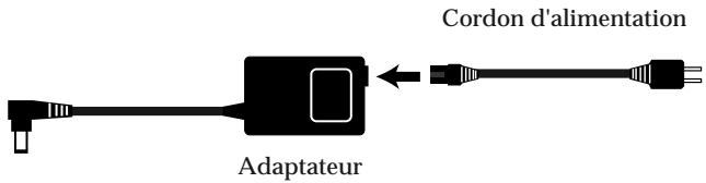 Cordon d'alimentation Adaptateur