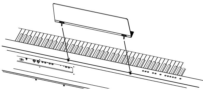 ROLAND F-100 - Installer le pupitre - 1