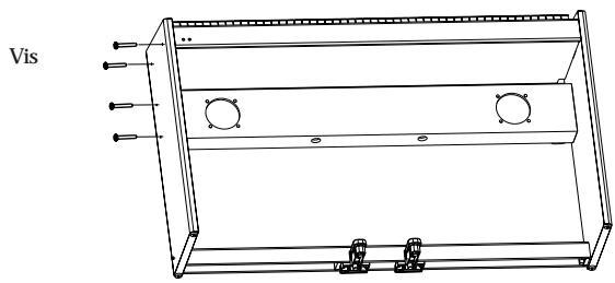 ROLAND F-100 - ■ Procédure d'assemblage - 4