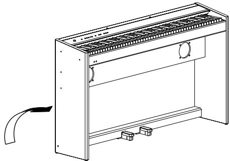 ROLAND F-100 - ■ Procédure d'assemblage - 5
