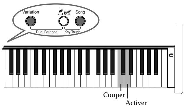 Variation Dual Balance Key Touch Song Couper Activer