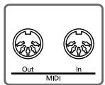ROLAND HP-103E - Panel posterior - 1