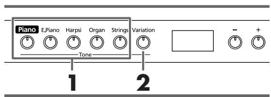 ROLAND HP-103E - Suonare utilizzando vari timbri - 1
