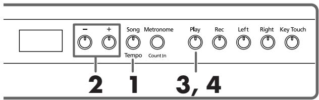 ROLAND HP-103E - ■ Kiezen van het stuk dat u wilt beluisteren - 1