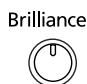 ROLAND HP-103E - Press the [Brilliance] button to adjust the brightness of the sound. - 2