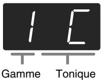 ROLAND HP-103E - ■ Changer la gamme - 1
