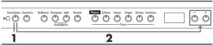 ROLAND HP-103E - Meer diepte voor het geluid (Grand Space) - 1