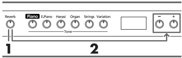 ROLAND HP103E - Digitale effecten gebruiken - 1