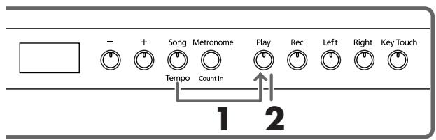 ROLAND HP103E - ■ Riproduire tutte le song in modo consecutivo (All Song Play) - 1