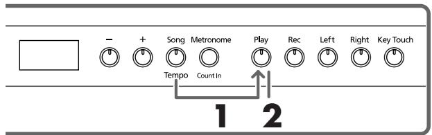 ROLAND HP103E - Écouter tous les morceaux consécutivement - 1