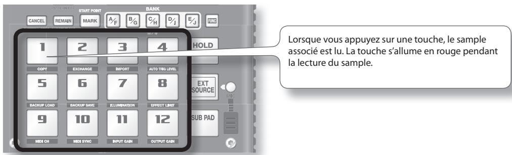 ROLAND SP-404SX - Lecture des échantillons - 1