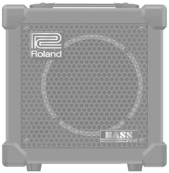 ROLAND CB-20XL - IMPORTANT SAFETY INSTRUCTIONS SAVE THESE INSTRUCTIONS - 1
