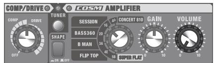 ROLAND CB-20XL - Mettre l'amplificateur sous tension ou hors tension - 1
