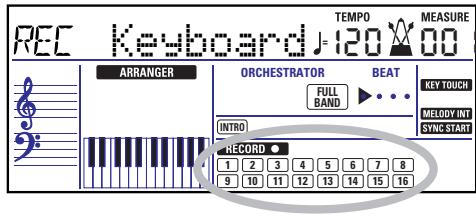 ROLAND EXR-5S - Keyboard recording mode - 1