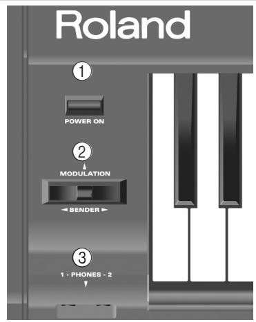 ROLAND EXR-5S - Front panel - 1