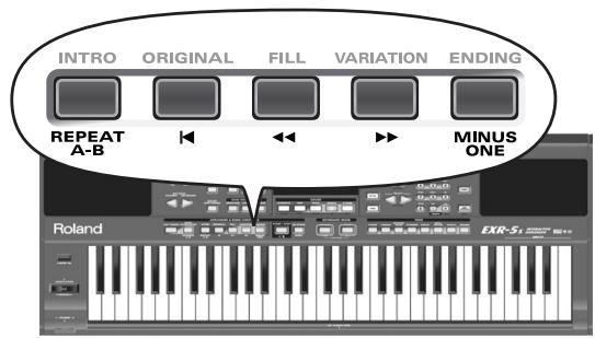 ROLAND EXR-5S - Activer le mode Song - 2