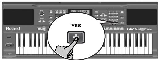 ROLAND EXR-5S - Sauvegarde de fichiers sur disquette - 3