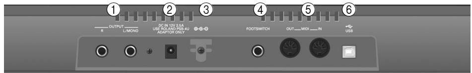 ROLAND EXR-5S - Face arrière - 1