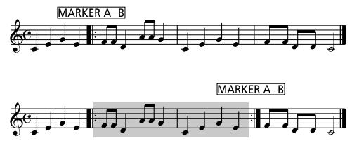 ROLAND EXR-5S - Reproduction en boucle ('Repeat') - 2