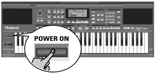 ROLAND EXR-5S - Préparatifs - 1
