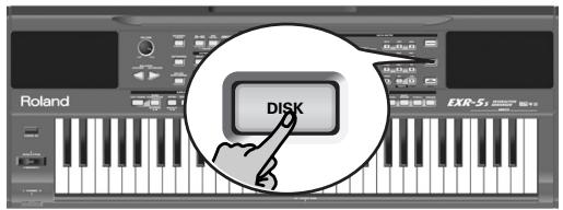 ROLAND EXR-5S - Charger des programmes utilisateur de la disquette - 1