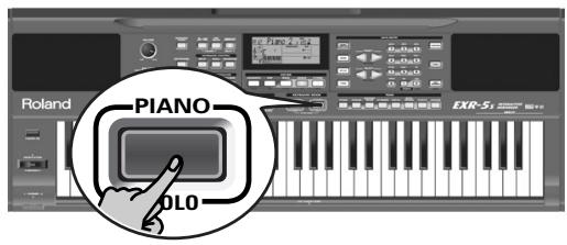 ROLAND EXR-5S - Quitter le mode de démonstration - 1