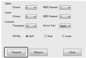ROLAND A-800PRO - Transmission d'un Keyboard Set - 2