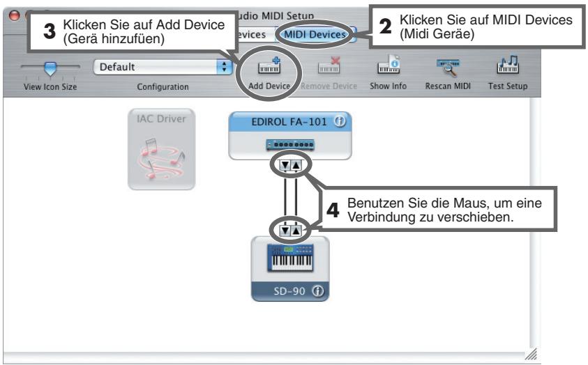 ROLAND FA-101 - ■ Macintosh Betriebssystemeinstellungen - 1