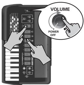 ROLAND FR-2B - Mode main droite (FR-2b uniquement) - 1